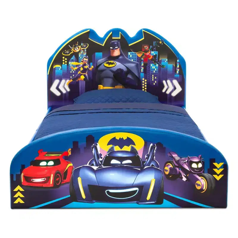 Delta Children Batman Batwheels Upholstered Twin Bed