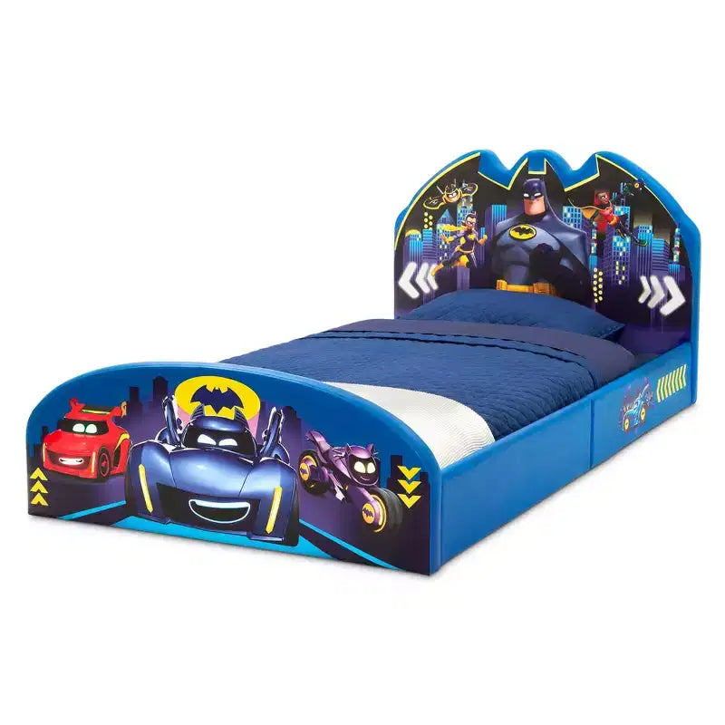 Delta Children Batman Batwheels Upholstered Twin Bed