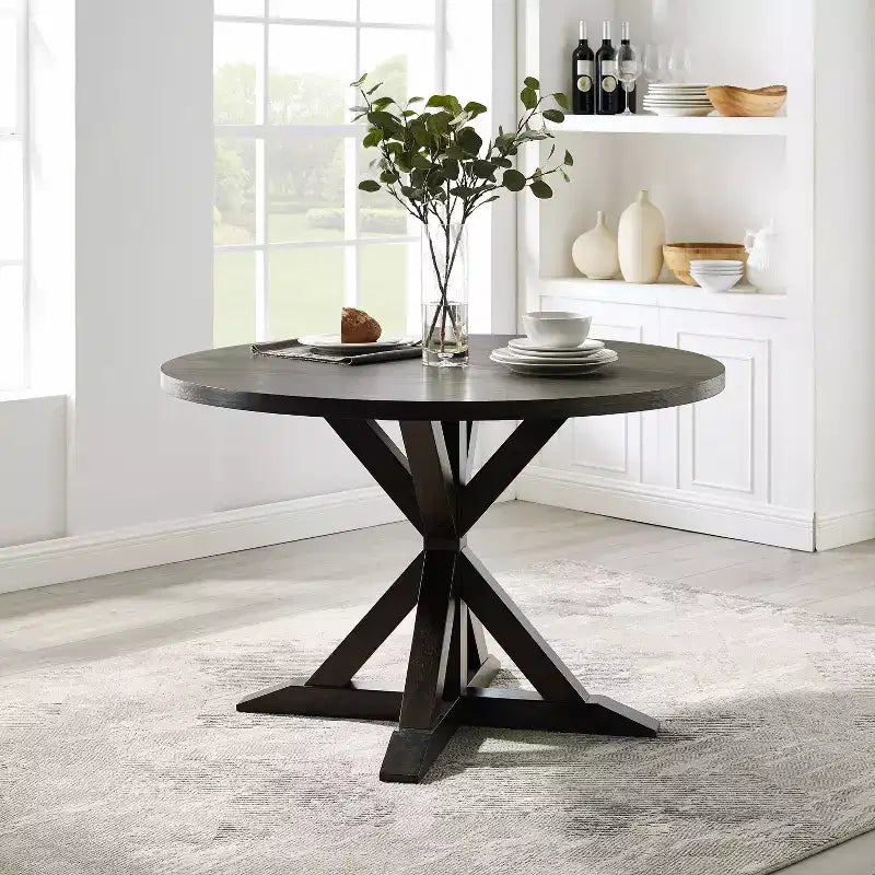 Hayden Round Dining Table Slate - Crosley
