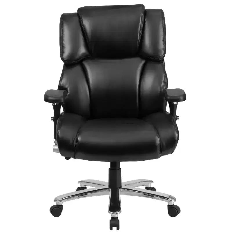 Emma and Oliver 24/7 400 lb. Big & Tall High Back Tufted Lumbar Knob Ergonomic Office Chair